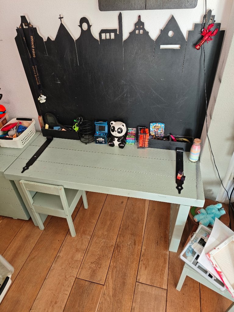 kinderburo, Gebruikt, Hout, Kinderbureau, Overige merken