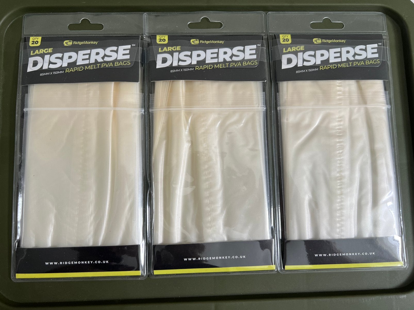 3x Ridgemonkey PVA Disperse Bags Large *NIEUW*, Ophalen of Verzenden, Nieuw, Overige typen