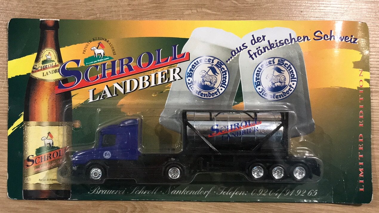 limited edition miniatuur Schroll landbier vrachtwagen nieuw, Verzamelen, Ophalen of Verzenden, Onbekend, Onbekend, Onbekend