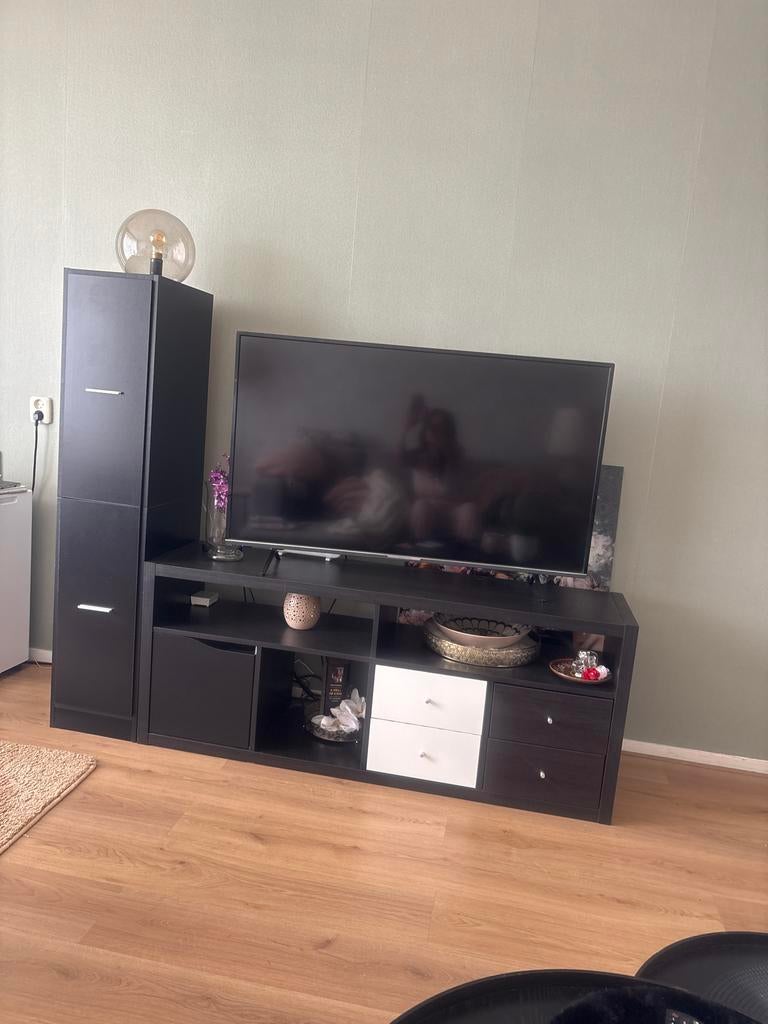 Tv kast en hoge kast, Gebruikt, Ophalen of Verzenden, 150 tot 200 cm, 25 tot 50 cm