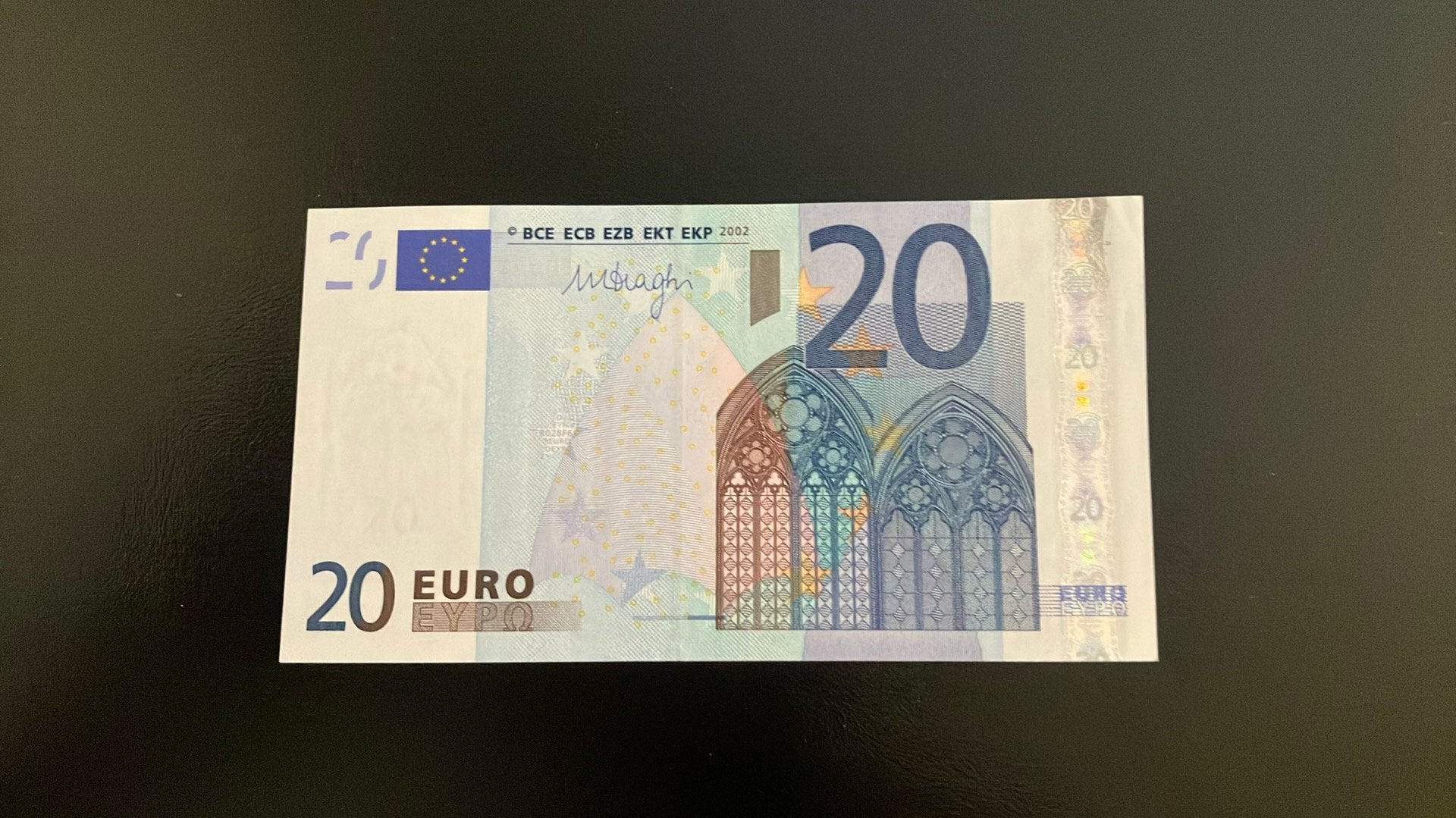 €20,- Mario Draghi - Slowakije (E) - aUNC, Postzegels en Munten, Bankbiljetten | Europa | Eurobiljetten, Ophalen of Verzenden
