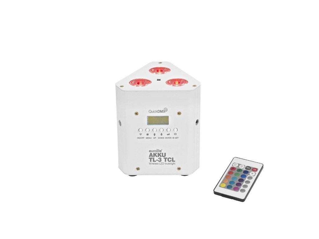 EUROLITE AKKU TL-3 TCL Trusslight QuickDMX wit, Geluidgestuurd, ., Nieuw, Ophalen of Verzenden