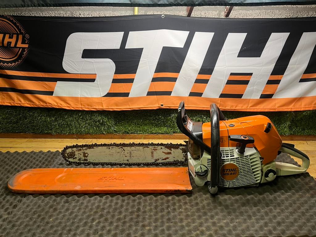 STIHL MS 441 C-M Kettingzaag 2018 M-Tronic Blad 50cm, Ophalen of Verzenden, Zo goed als nieuw