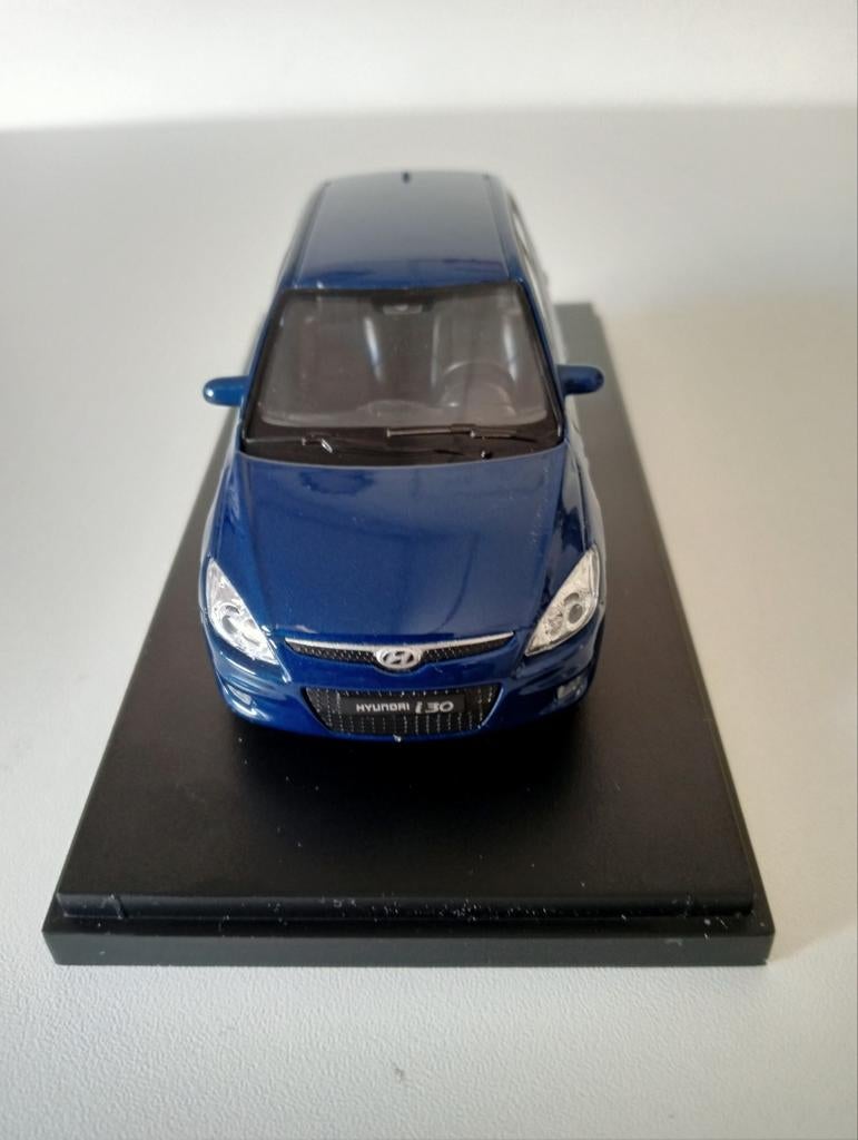 Hyundai i30 modelauto - Blauw - nieuw, Hobby en Vrije tijd, Modelauto's | 1:43, Ophalen of Verzenden, Nieuw, Auto, Overige merken