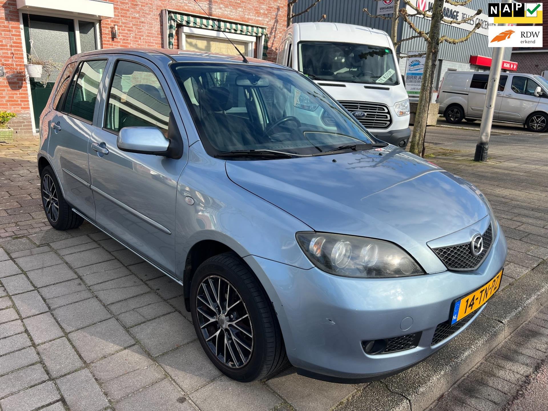 Mazda 2 1.4 Sportive,NIEUWE APK, Auto's, Mazda, Bedrijf, Te koop, ABS, Airbags, Airconditioning, Centrale vergrendeling, Dakrails