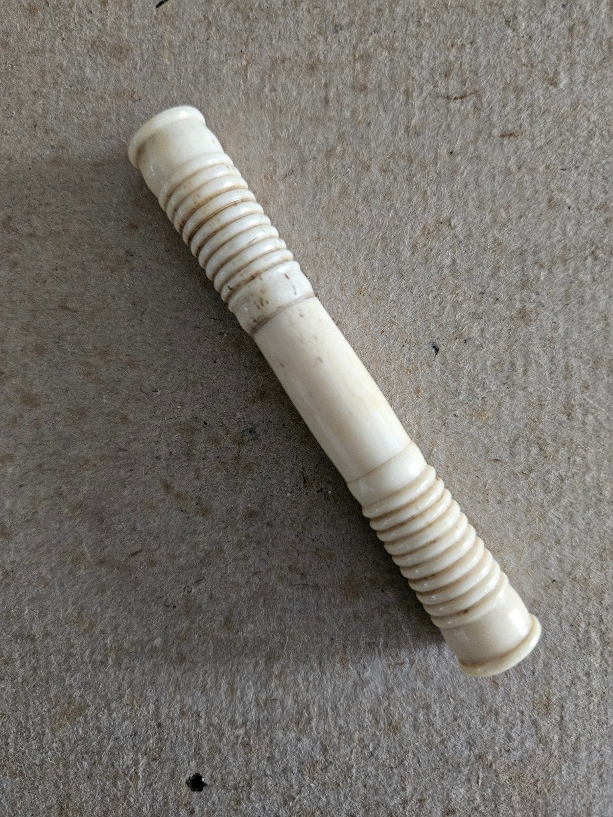 antieke benen been naaldenkoker, Antiek en Kunst, Ophalen of Verzenden