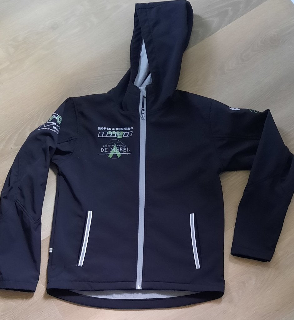 Survival softshell outdoorjas tussenjas kids - maat 158/164, Kinderen en Baby's, Kinderkleding | Maat 158, Ophalen of Verzenden