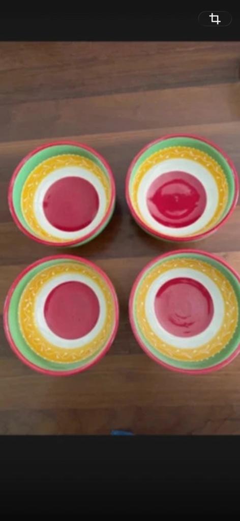 Nieuw Set van 4 Tapa’s/Boheemse schalen “Intermezzo”, Huis en Inrichting, Keuken | Servies, Nieuw, Schaal of Schalen, Overige stijlen