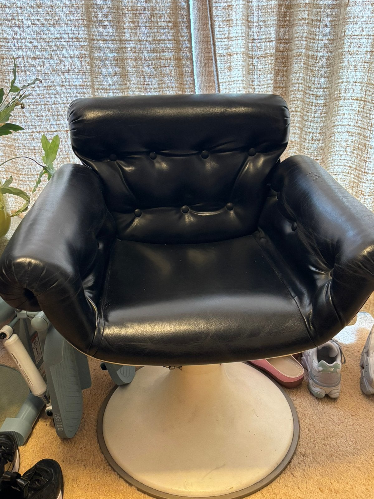 Vintage kapperstoelen, Ophalen, Gebruikt, Twee, Zwart