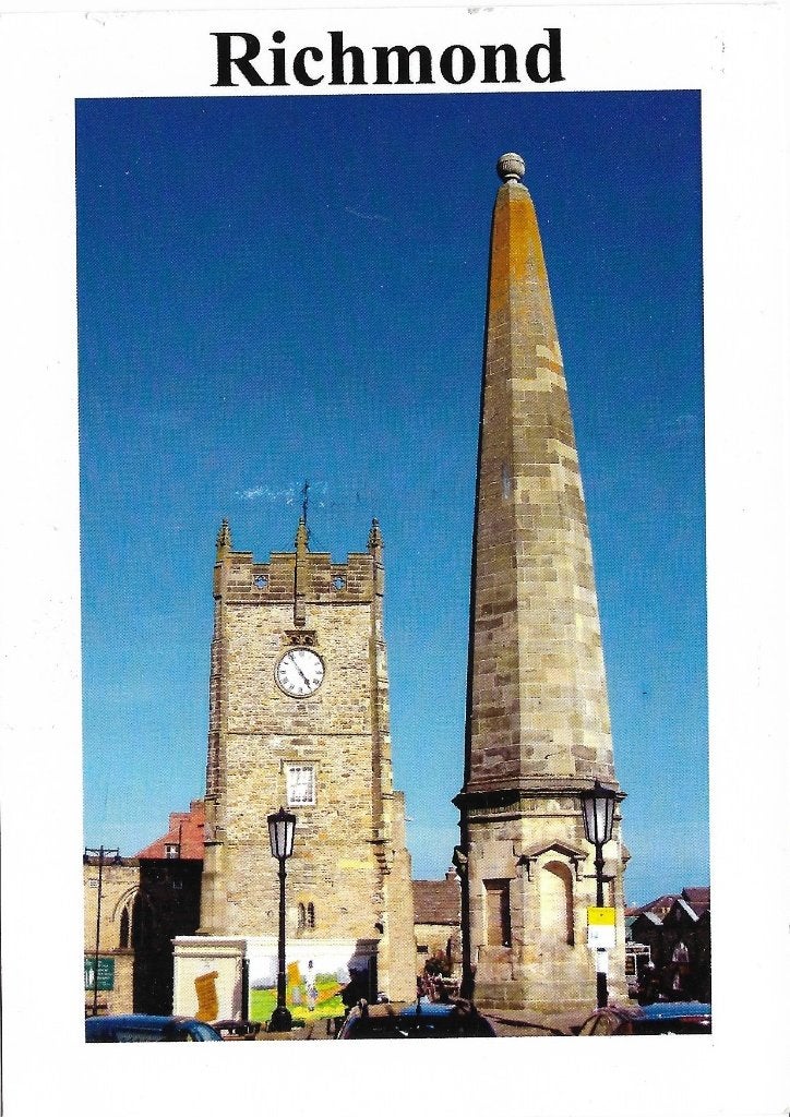 Ansichtkaart  	Richmond (Engeland)	Kerk, Verzenden, 1980 tot heden, Gelopen, Engeland