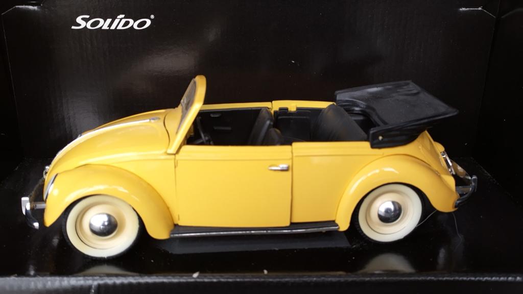 Volkswagen VW 1200 Coccinelle Cabrio 1:17 Solido Pol, Auto, Verzenden, Nieuw, .