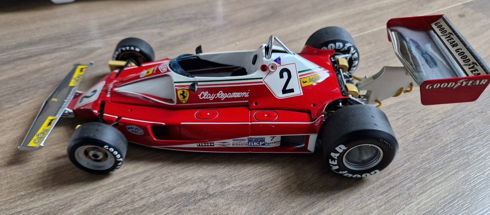 Ferrari 312T2 Exoto 1/18 Clay Regazzoni Modelauto, Ophalen of Verzenden, Zo goed als nieuw, Overige merken