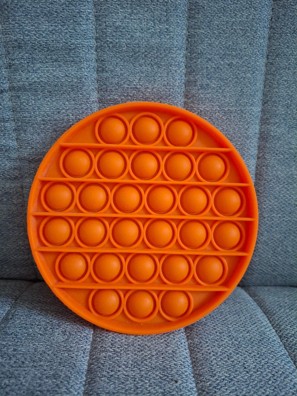 Oranje Pop It Fidget Toy - Rond, Ophalen of Verzenden, Zo goed als nieuw, Jongen of Meisje