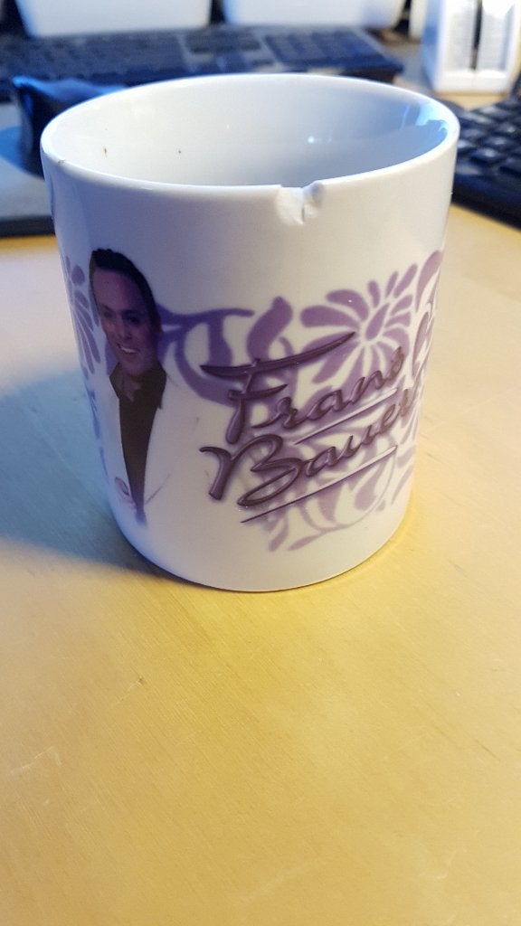 Frans bauer mok, Verzenden, Zo goed als nieuw, Gebruiksvoorwerp