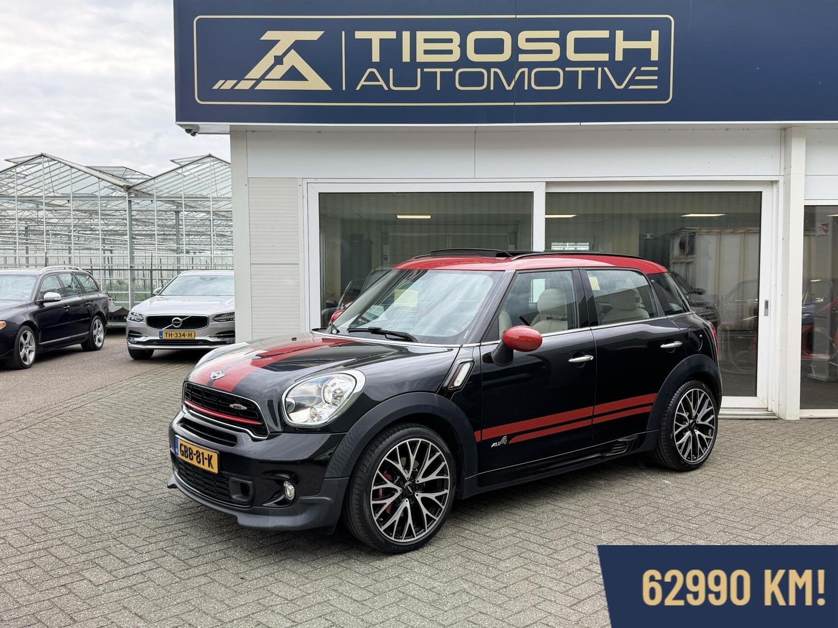 Mini Countryman John Cooper Works ALL4 Pano Leder Harman/Kar, Auto's, 1380 kg, Gebruikt, Zwart, Bedrijf