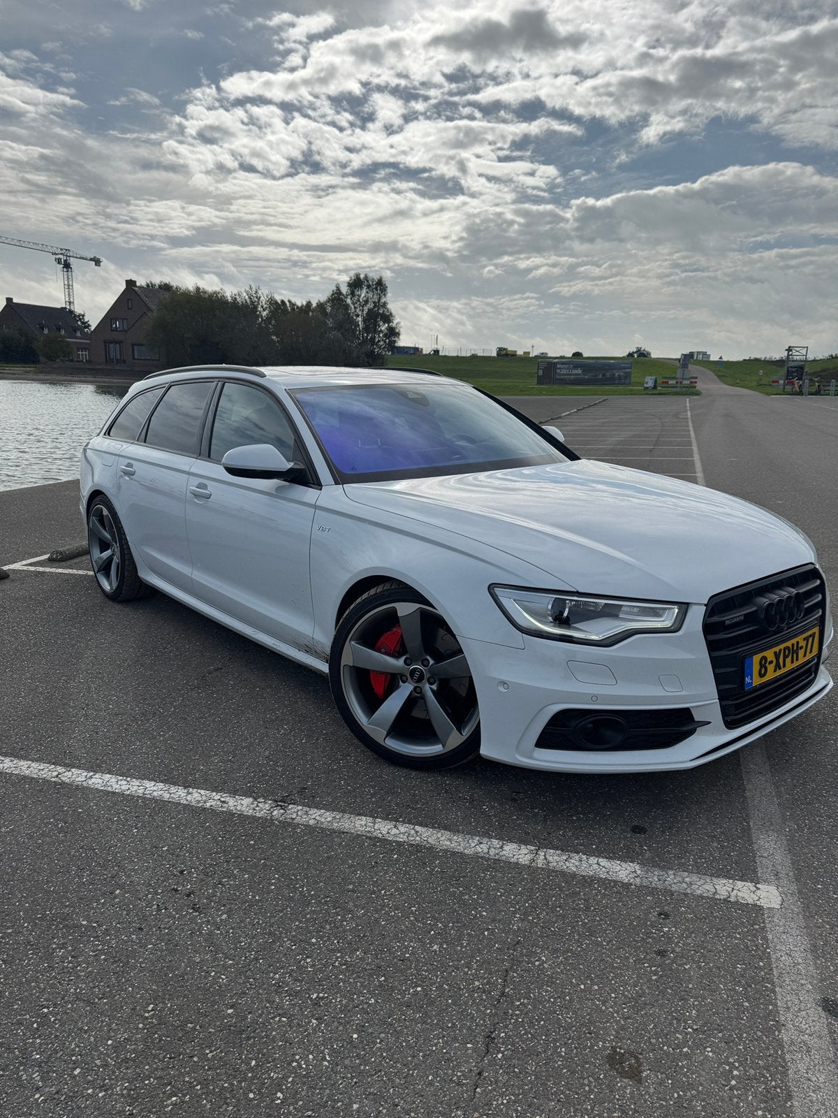 Audi A6 3.0 TDI 230KW Avant Quat S-tr 2014 Wit, Auto's, Automaat, Wit, Diesel, 313 pk