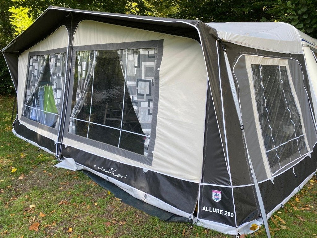 Voortent Walker Allure 280   Omloop 945, Caravans en Kamperen, Ophalen, Zo goed als nieuw, Ten Cate All Season 240g/m2, Walker Campingstyle