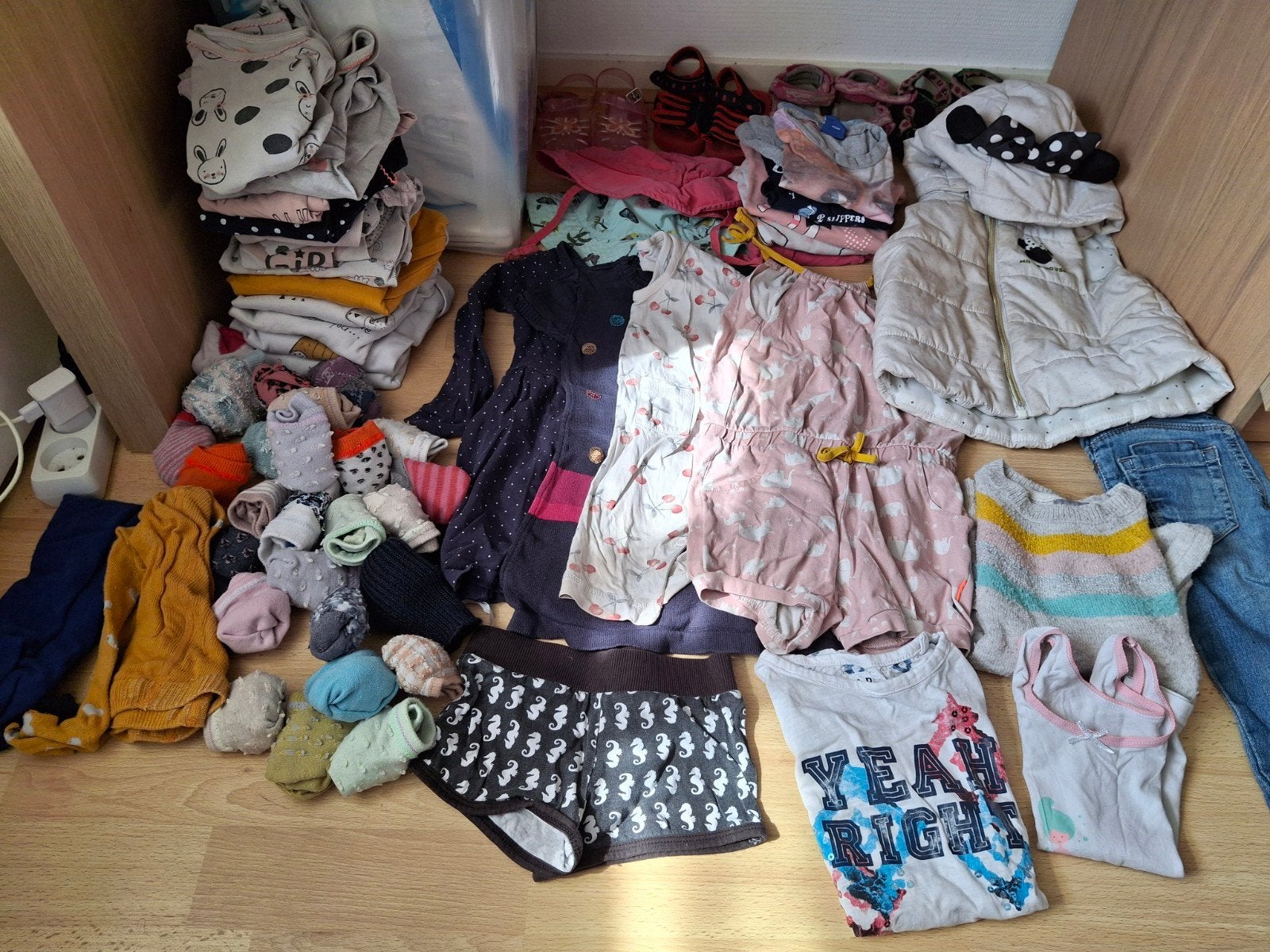 Kledingpakket voor meisjes, maat 86-98, Ophalen of Verzenden, Gebruikt, Maat 92