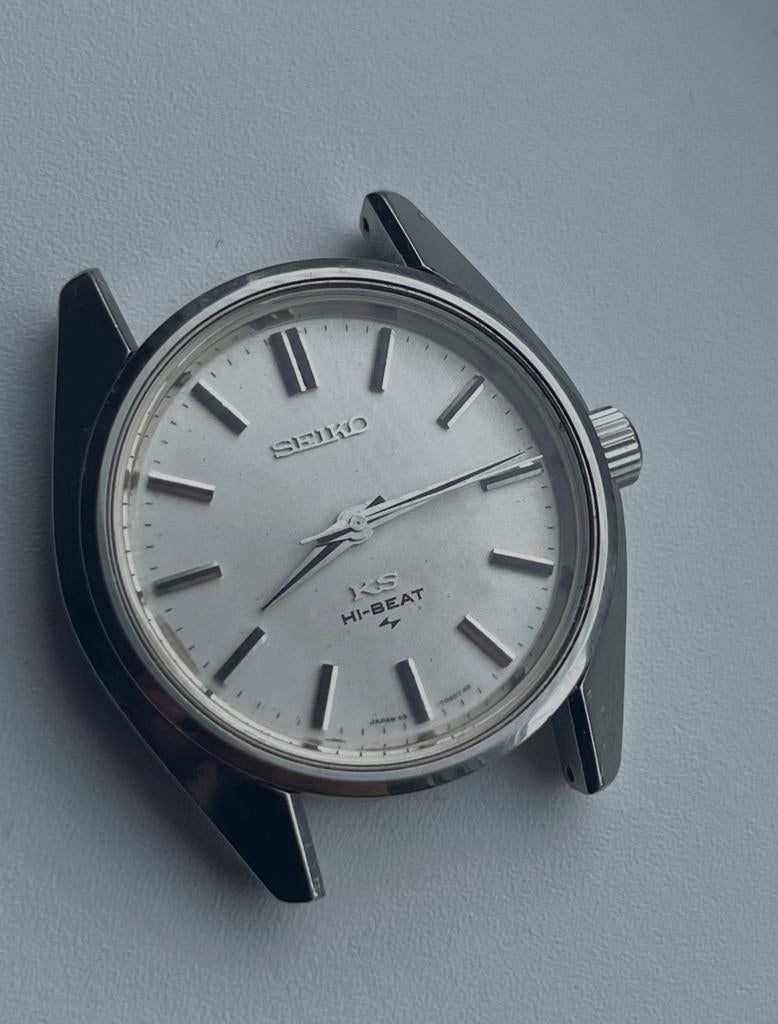 King Seiko 45-7001 Hi-beat, Seiko, Staal, Polshorloge, Ophalen of Verzenden