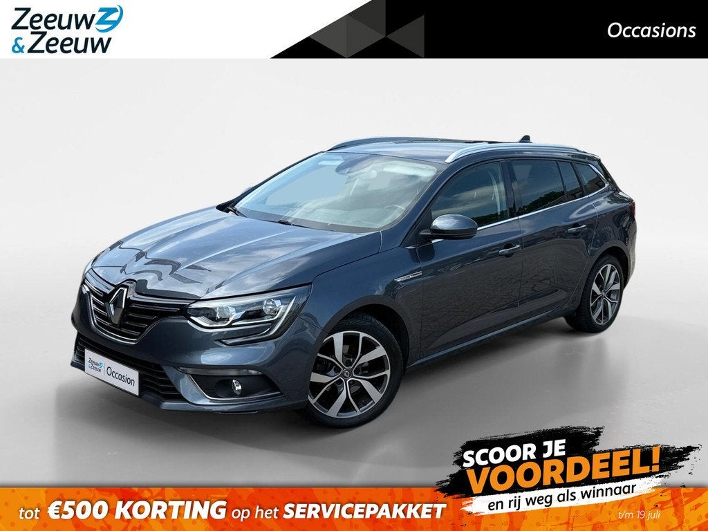 Renault Mégane Estate 1.2 TCe Bose | Apple/Android Carplay, Auto's, Renault, Bedrijf, Te koop, Mégane, ABS, Airbags, Airconditioning