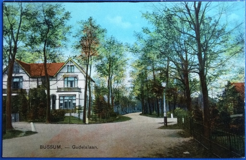 Bussum, Gudelalaan. Klf, Verzamelen, Verzenden, 1920 tot 1940, Ongelopen, Noord-Holland