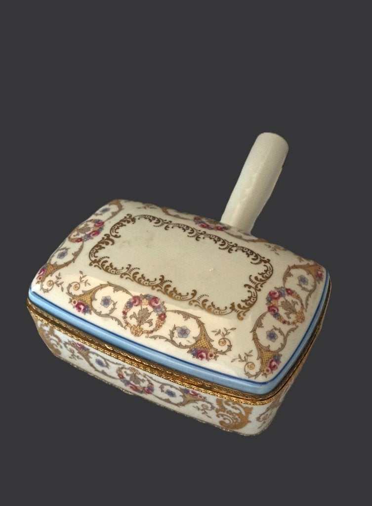 Vintage Limoges porseleinen kruimelverzamelaar, Ophalen of Verzenden
