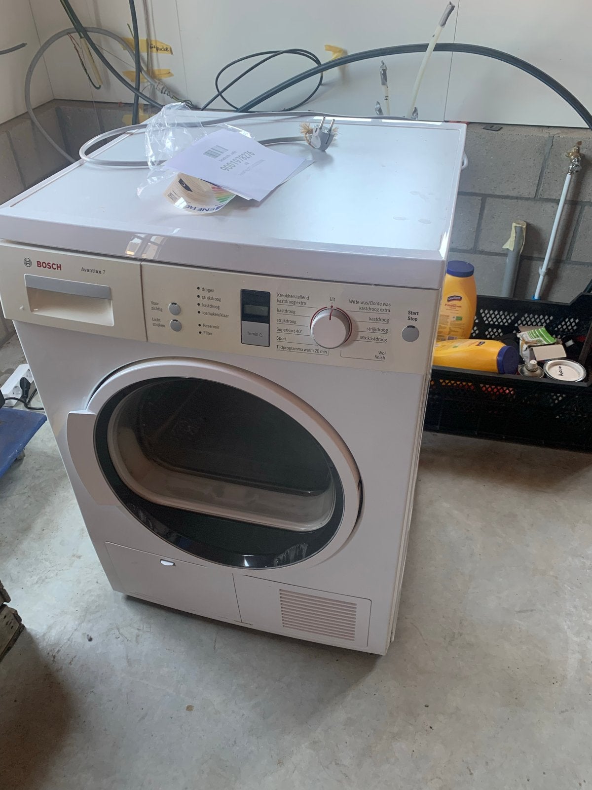 Bosch Avantixx 7 Condensdroger (onderdelen), 6 tot 8 kg, Ophalen of Verzenden, Zo goed als nieuw, Voorlader