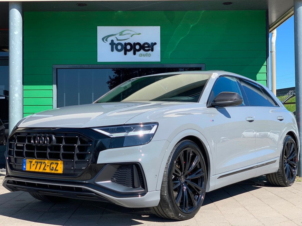 Audi Q8 50 TDI Quattro S-Line Advanced|Pano|Carbon|Bang&Oluf, Auto's, Audi, Bedrijf, Te koop, Q8, 4x4, ABS, Achteruitrijcamera