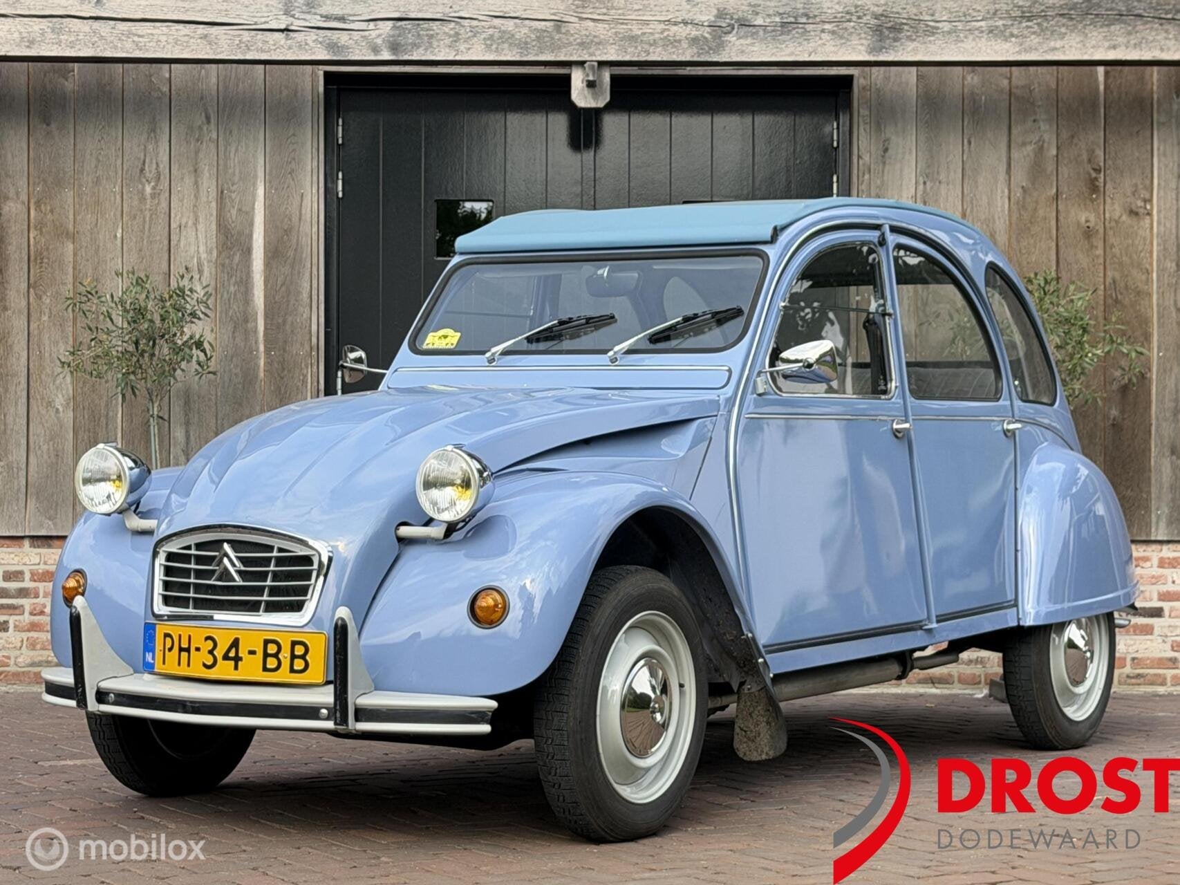 Citroen 2 CV 2CV6 Special, Apk, Centrifugaal koppeling nette, Auto's, Voorwielaandrijving, 602 cc, Citroën, Wit