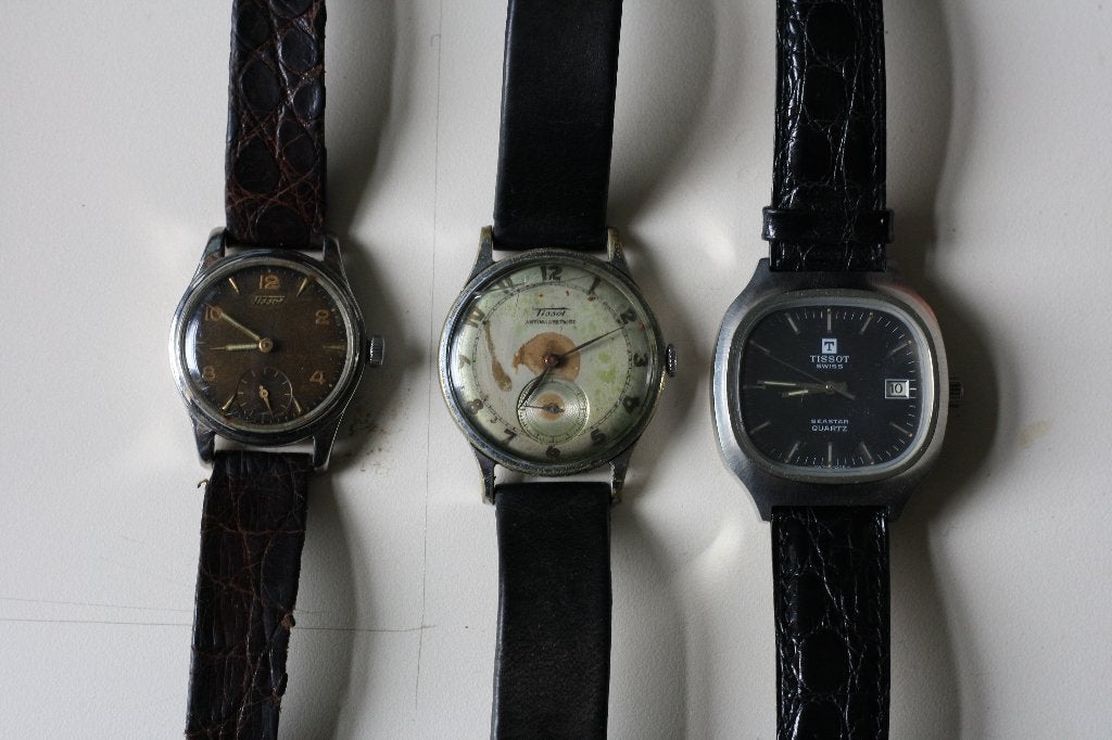 Tissot Klassieke Horloges, Overige merken, Staal, Gebruikt, Verzenden
