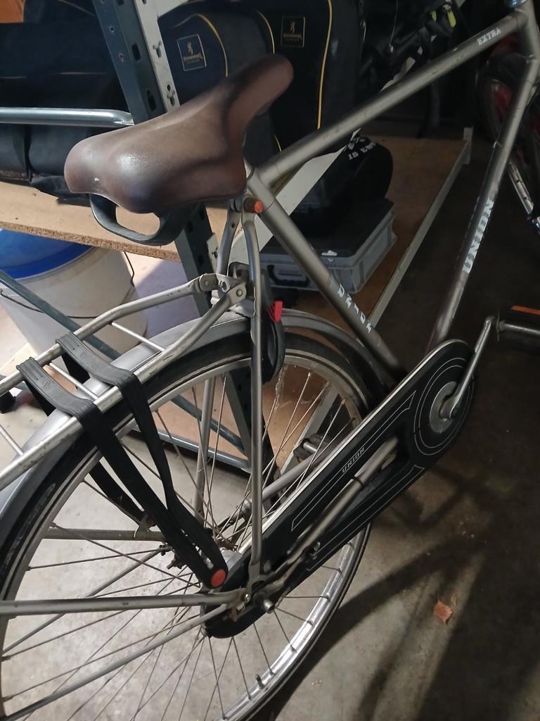 Union herenfiets framemaat 56 bandenmaat 28inch, Gebruikt, Versnellingen, 50 tot 53 cm, Ophalen