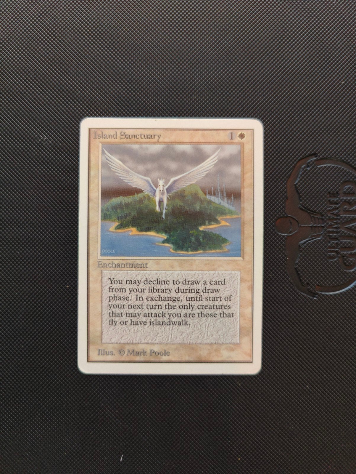magic the gathering - island sanctuary unlimited, Ophalen of Verzenden, Zo goed als nieuw