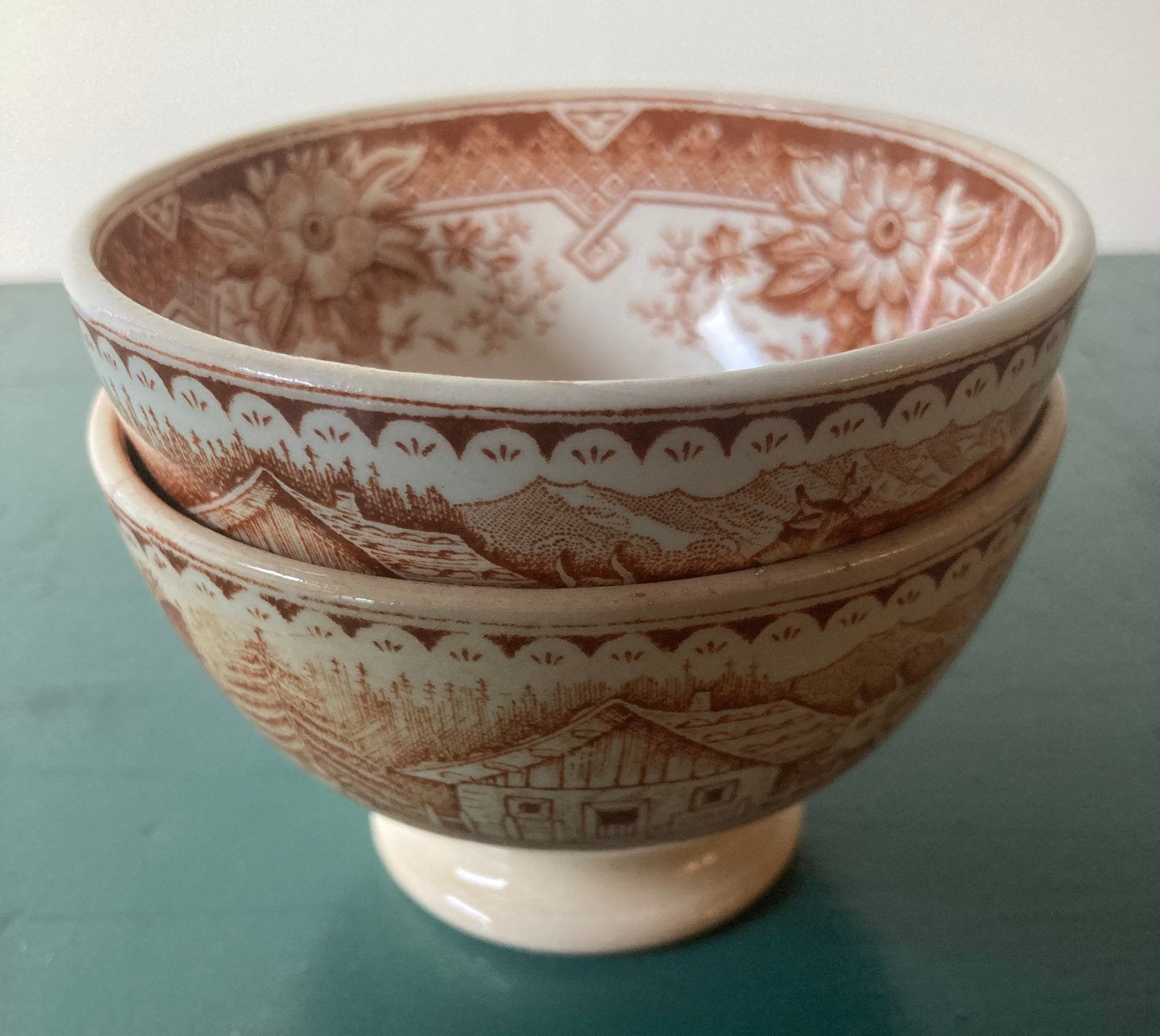 Teadrinker kommetjes CM, Antiek en Kunst, Antiek | Servies los, Ophalen