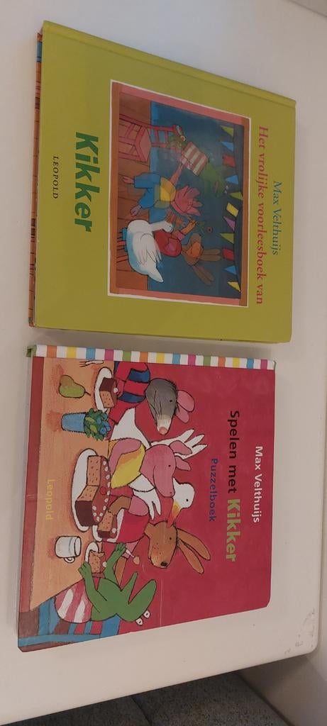 Max Velthuijs Spelen met Kikker puzzelboek en voorleesboek, Gelezen, 3 tot 4 jaar, Max Velthuijs, Ophalen of Verzenden