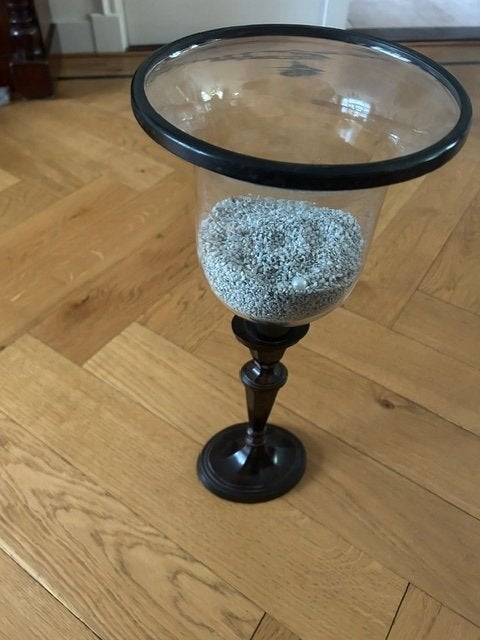 Te koop, Huis en Inrichting, Windlicht, Gebruikt, Bruin, Ophalen of Verzenden