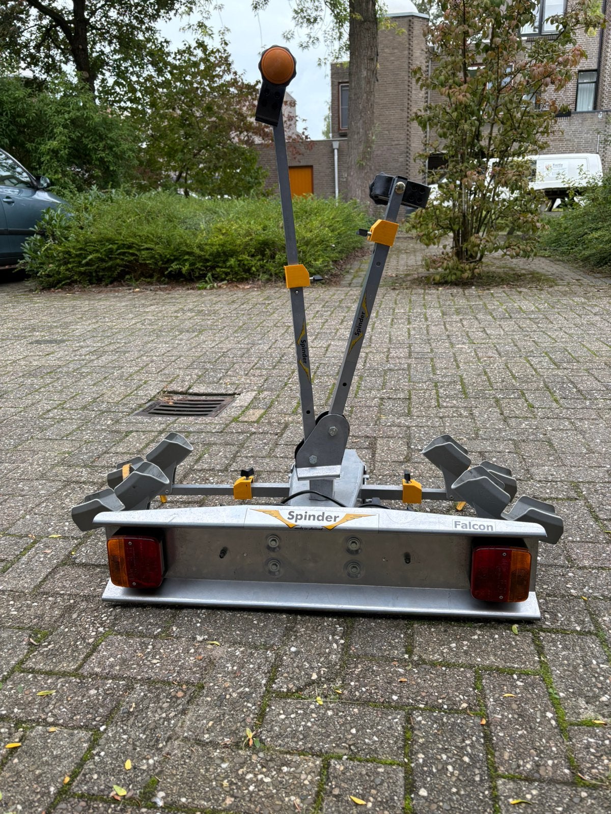 Spinder Falcon fietsendrager, Auto diversen, Ophalen, Gebruikt, Trekhaakdrager