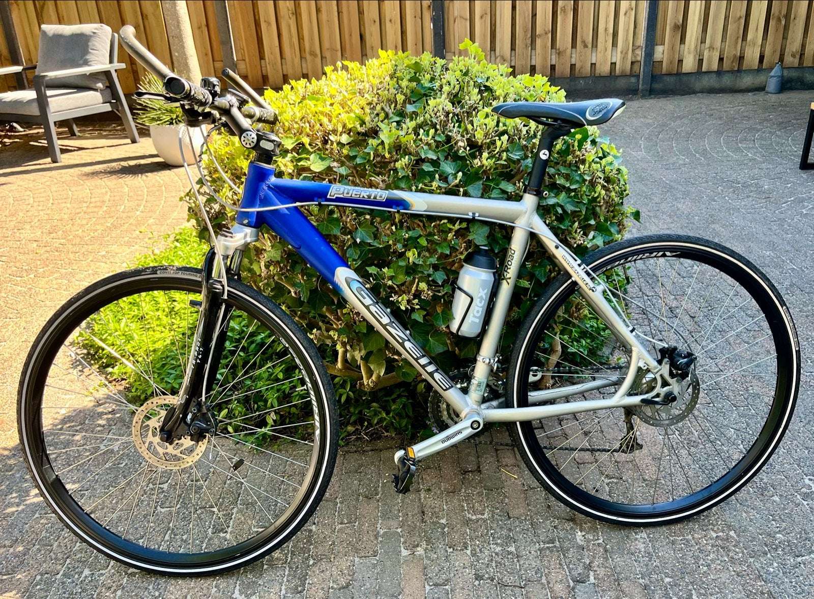 Gazelle Puerto X-Road Series Herenfiets, Ophalen, 28 inch, Gebruikt, Vering