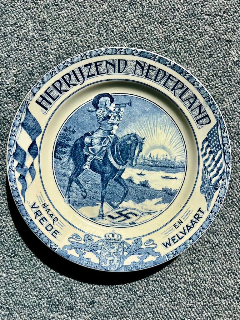 bevrijdingsbord 1945, Société Céramique Maastricht, Ophalen