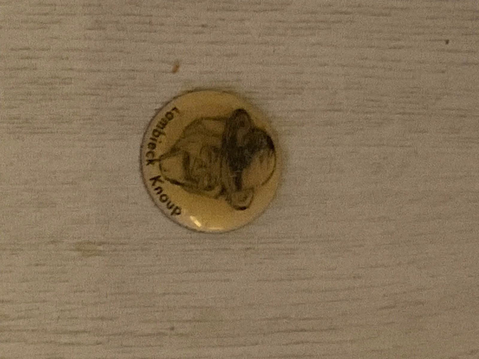 Vintage Lembeck Knoup Speldje/Pin, Verzamelen, Ophalen of Verzenden, Gebruikt, Dier of Natuur, Speldje of Pin