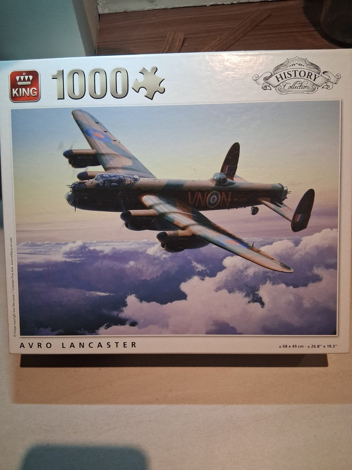puzzel lancaster, Zo goed als nieuw, Groter dan 1:72, Vliegtuig, Ophalen