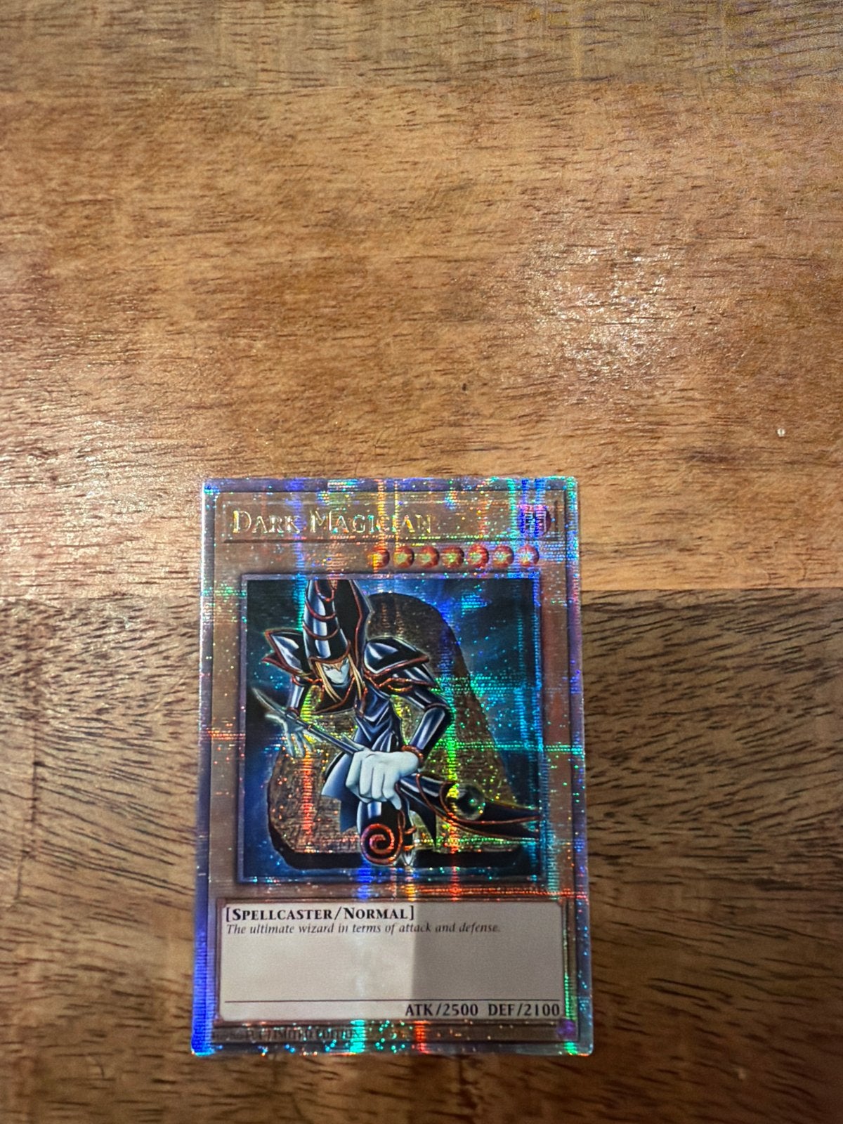 Dark Magician - Yu-Gi-Oh! Kaart - Foil, Ophalen of Verzenden, Zo goed als nieuw, Losse kaart, Foil