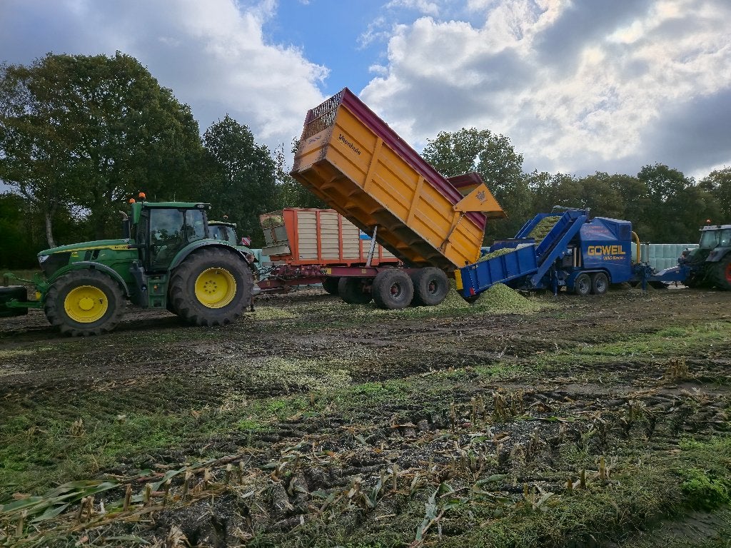 maisbalen, Ophalen, Vee