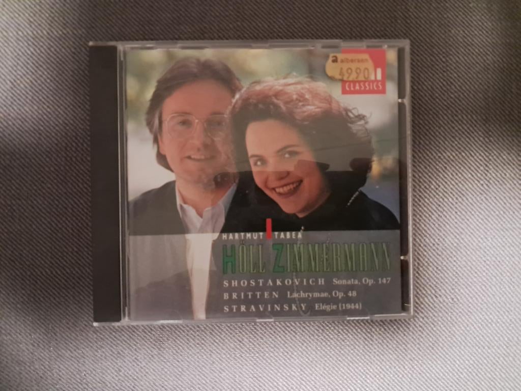 Shostakovich: sonata, britten: lachrymae. Stravinsky: elegie, Ophalen of Verzenden, Modernisme tot heden, Zo goed als nieuw