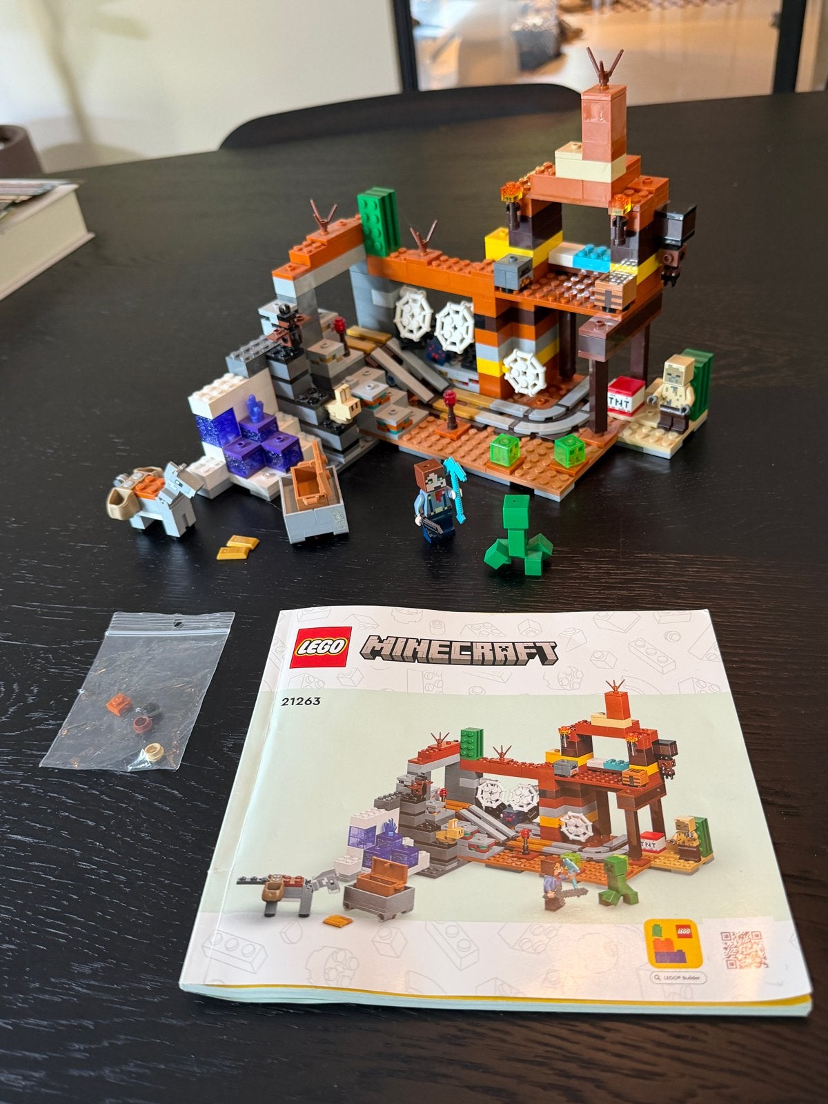 LEGO Minecraft 21263 The Badlands Mineshaft, Ophalen, Minecraft, Lego, Zo goed als nieuw