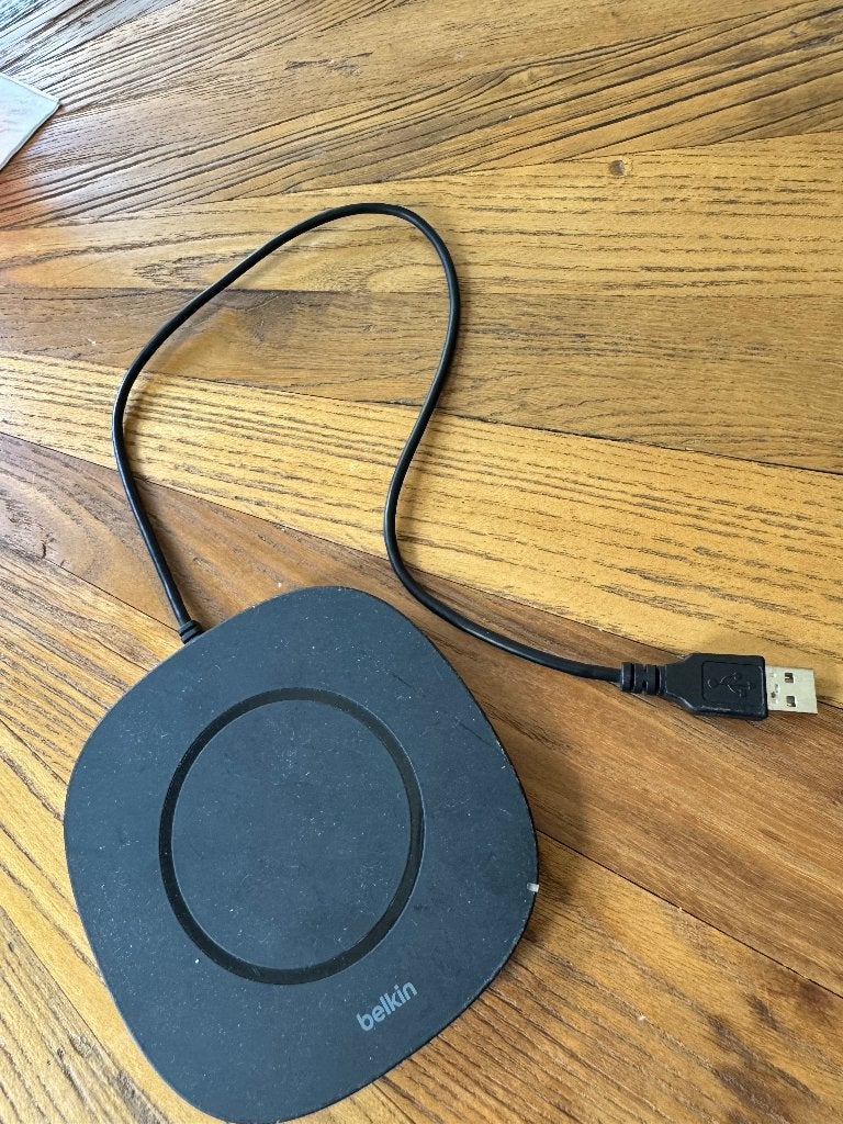 Draadloze oplader, Telecommunicatie, Mobiele telefoons | Telefoon-opladers, Gebruikt, Draadloze oplader, Belkin, Universeel, USB-A