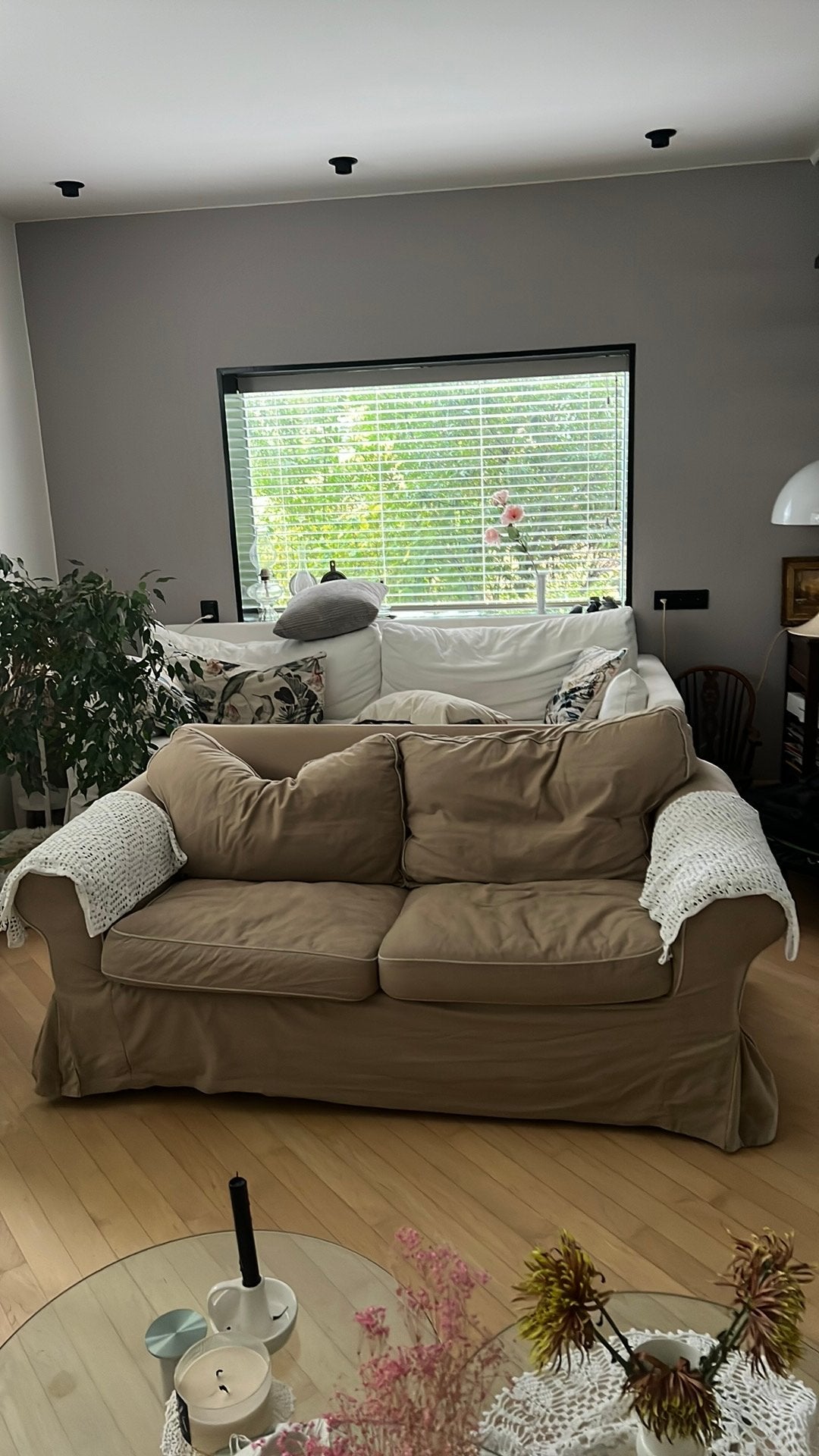 Gratis Ektorp  Ikea 2 zits bank, Ophalen, Gebruikt, Hout, Ikea