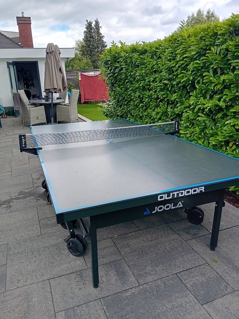 Tafeltennis tafel als nieuw, Sport en Fitness, Tafeltennis, Ophalen, Zo goed als nieuw, Tafel Outdoor, Verrijdbaar