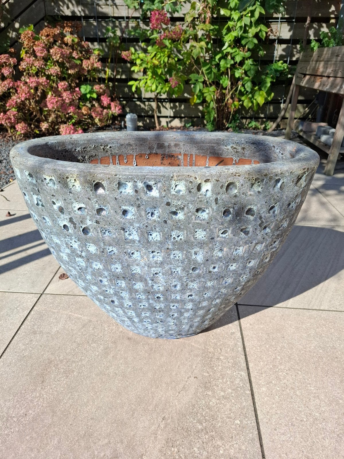 ptmd  ovale bloempot, Ophalen, Grijs