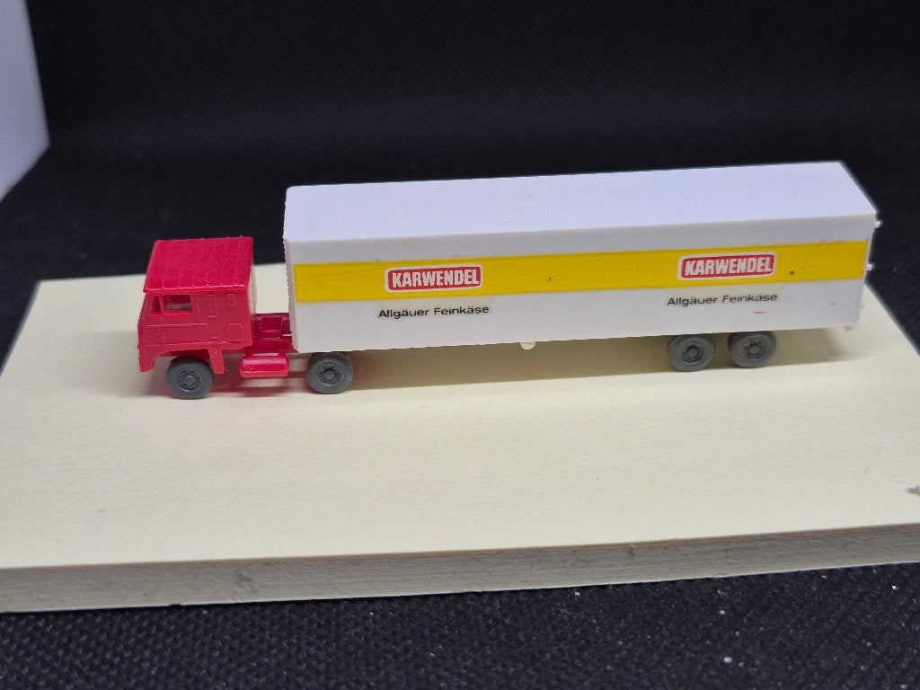 Roskopf/RRM - White truck met oplegger "Karwendel" (15377), Overige merken, Gebruikt, Gelijkstroom of Wisselstroom, Overige typen