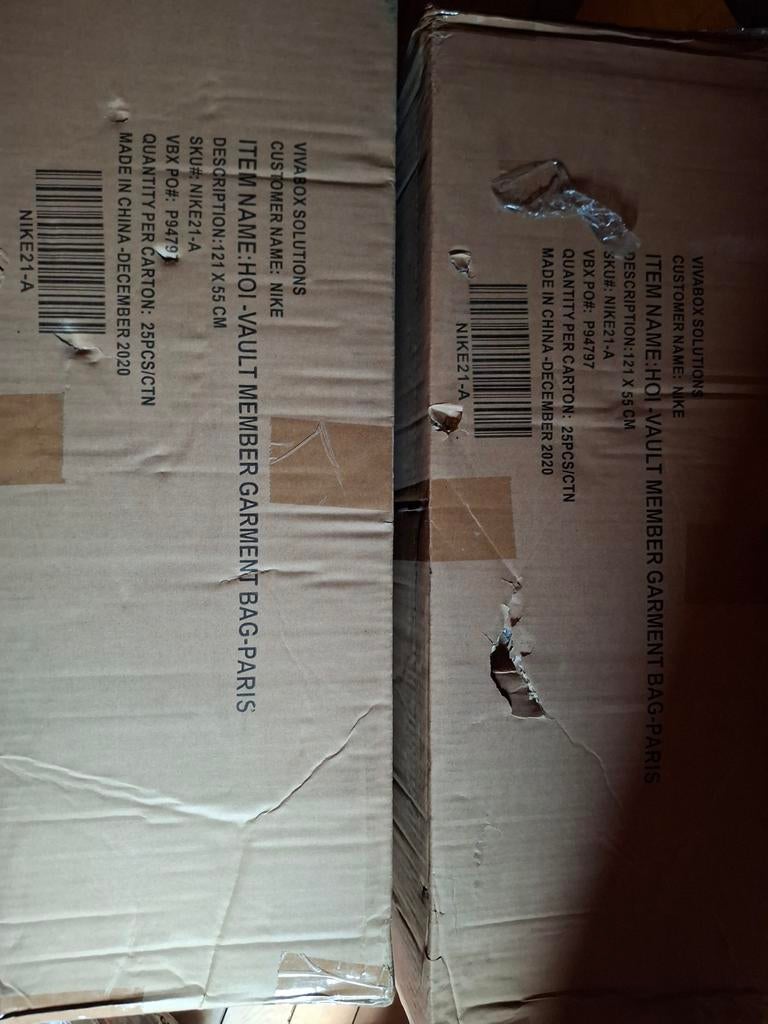 Partijhandel Nike garment tassen take all, 30 cm of meer, Zwart, Nieuw, Minder dan 35 cm